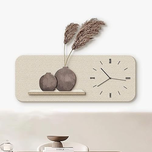 Miniatura 3 de Living Room Decoration Wall Clock, Modern Minimalist Restaurant Decoration Painting Table Hanging Wall Clock(60 * 23)