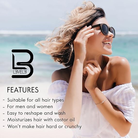 L3 Level 3 Sea Salt Texturizing Spray - Creates Beachy Waves and Texture - Light Hold - Casual Hair Finish (3.38 Fl Oz)