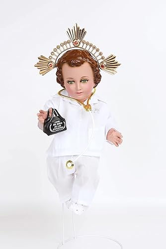 Miniatura 2 de A&C Quinceañeras and More Nino Dios Doctor, Trajecito Nino Dios Doctor Baby Jesus outfit baby jesus clothes (50 cm)