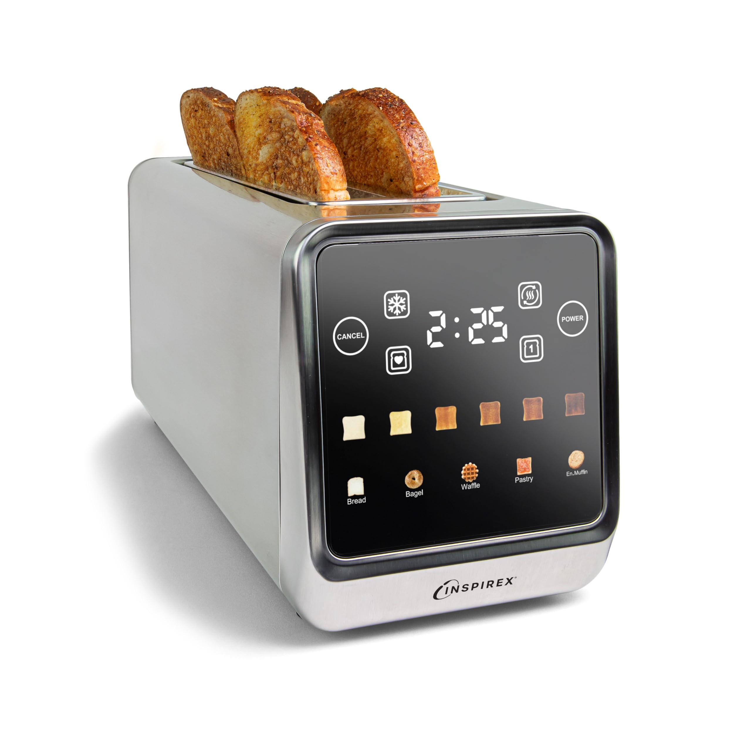 Inspirex Touch Screen 4 Slice Toaster