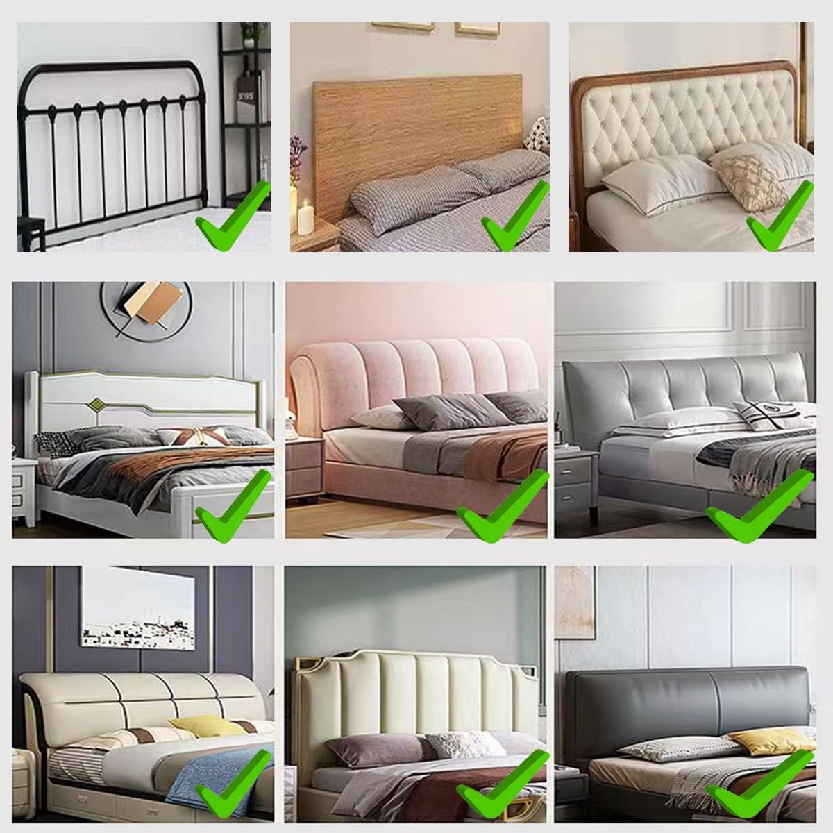 Housse Tête De Lit 120/150/160/200, Couverture De Tête De Lit,Velours Tissu Extensible Matelassé Épaissir,Anti-poussière Lavable Housse De Protection(Beige,200x70cm)
