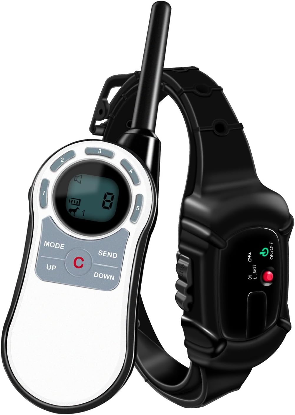 Aisoul Dog Training Collar, Rechargeable Shock Collar for Dogs with Beep Vibration – 4 Modes, Up to 300yd, Waterproof, for Small, Medium and Large