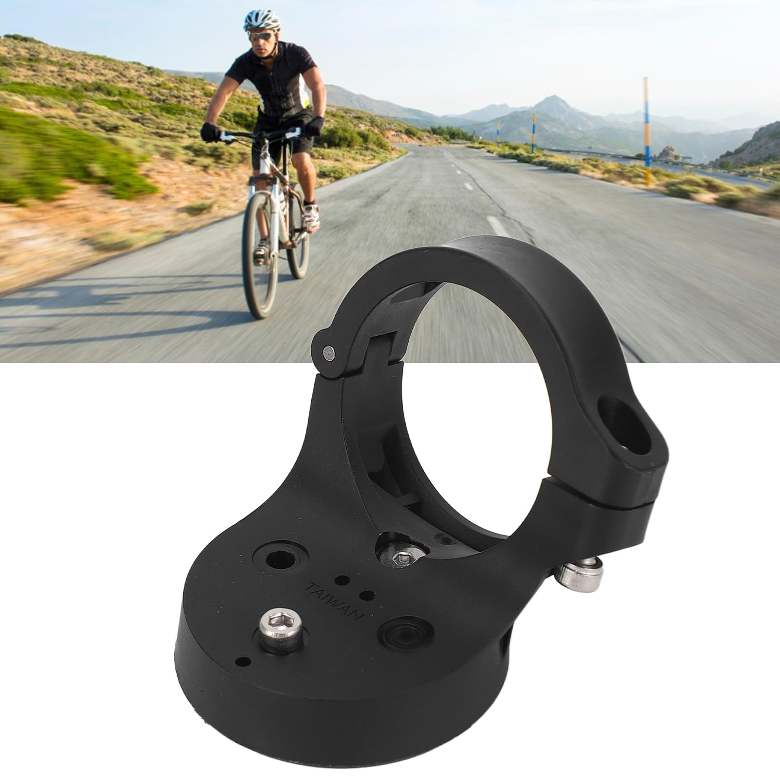 Acouto Staffa per Fanale Posteriore per Bici, Supporto in Nylon per Luce, vestibilità per Reggisella da 31,6 Mm, 30,8 Mm, 27,2, Universale per Biciclette da Strada e da Montagna