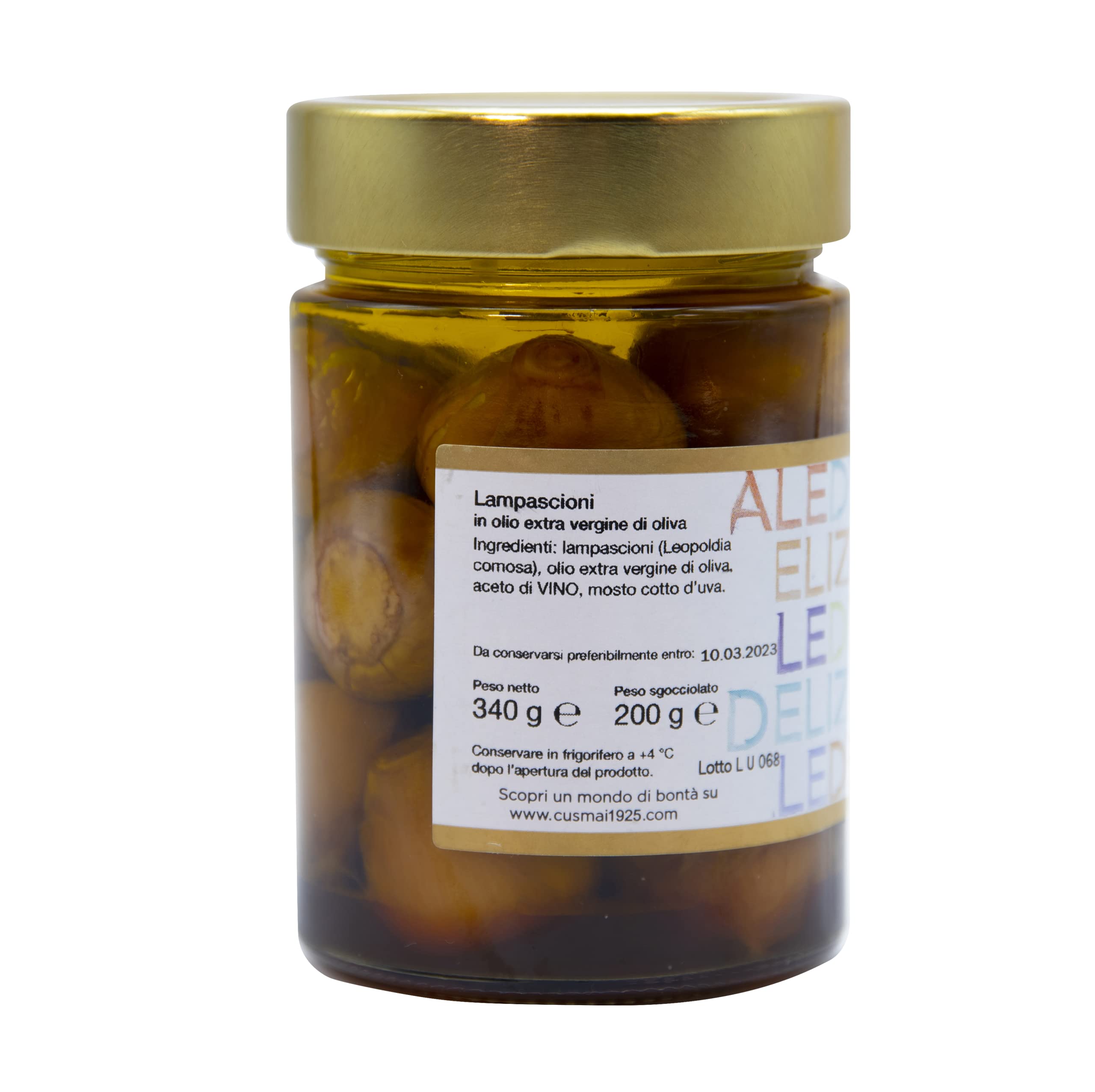 Lampascioni (Leopoldia comosa) sott'olio