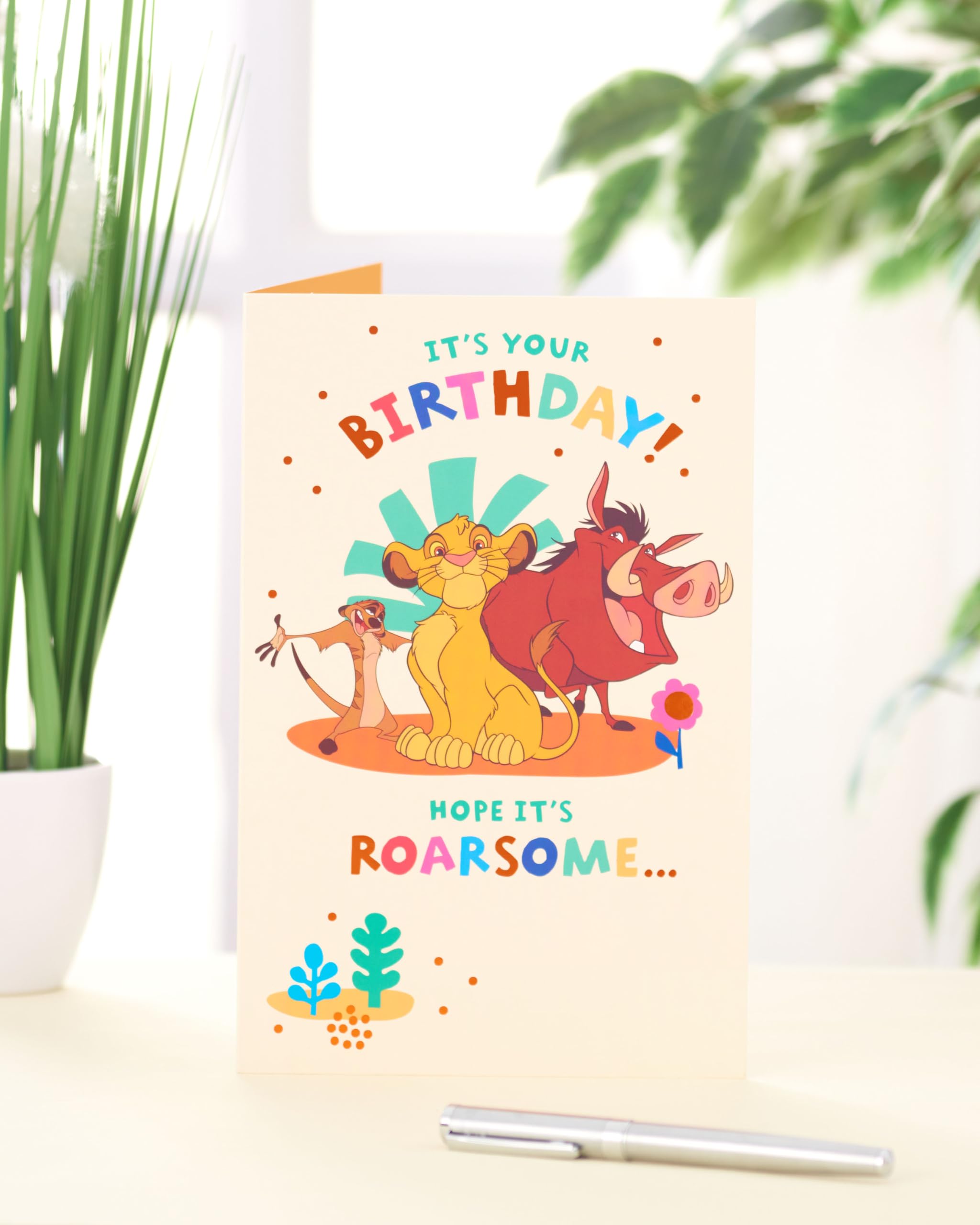 Biglietto di auguri di compleanno a forma di coniglio - Illustrazione affascinante - Coniglio con campanule - Gamma Bucklebury Wood - Prodotto nel Regno Unito - BWE09 - Italia