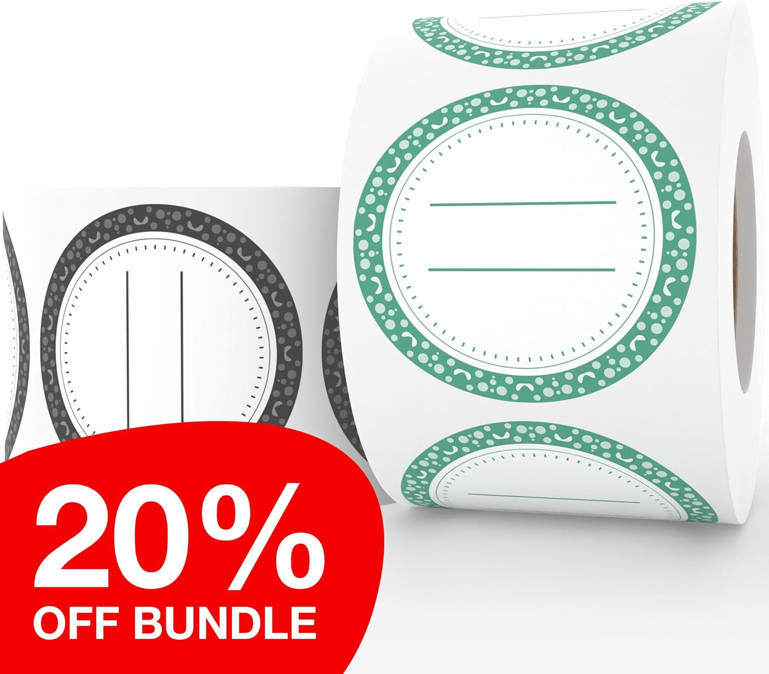 MESS Dissolvable Canning Labels for Jars – 400 Dissolvable Mason Jar Labels - Dissolvable Food Labels for Containers - Jam Homemade Canning Jar Labels Stickers - Removable Mason Jar Labels 2"