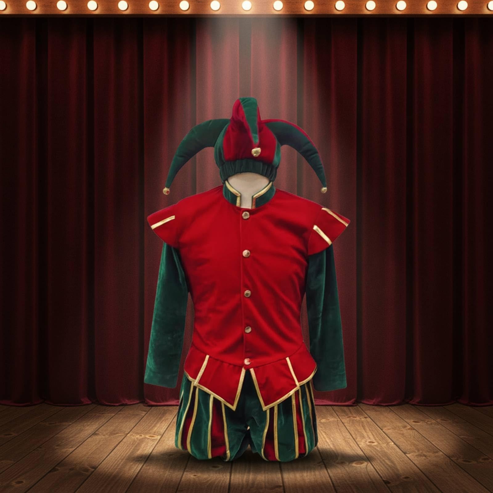 Costume da Giullare Bicolore, Travestimento Giullare