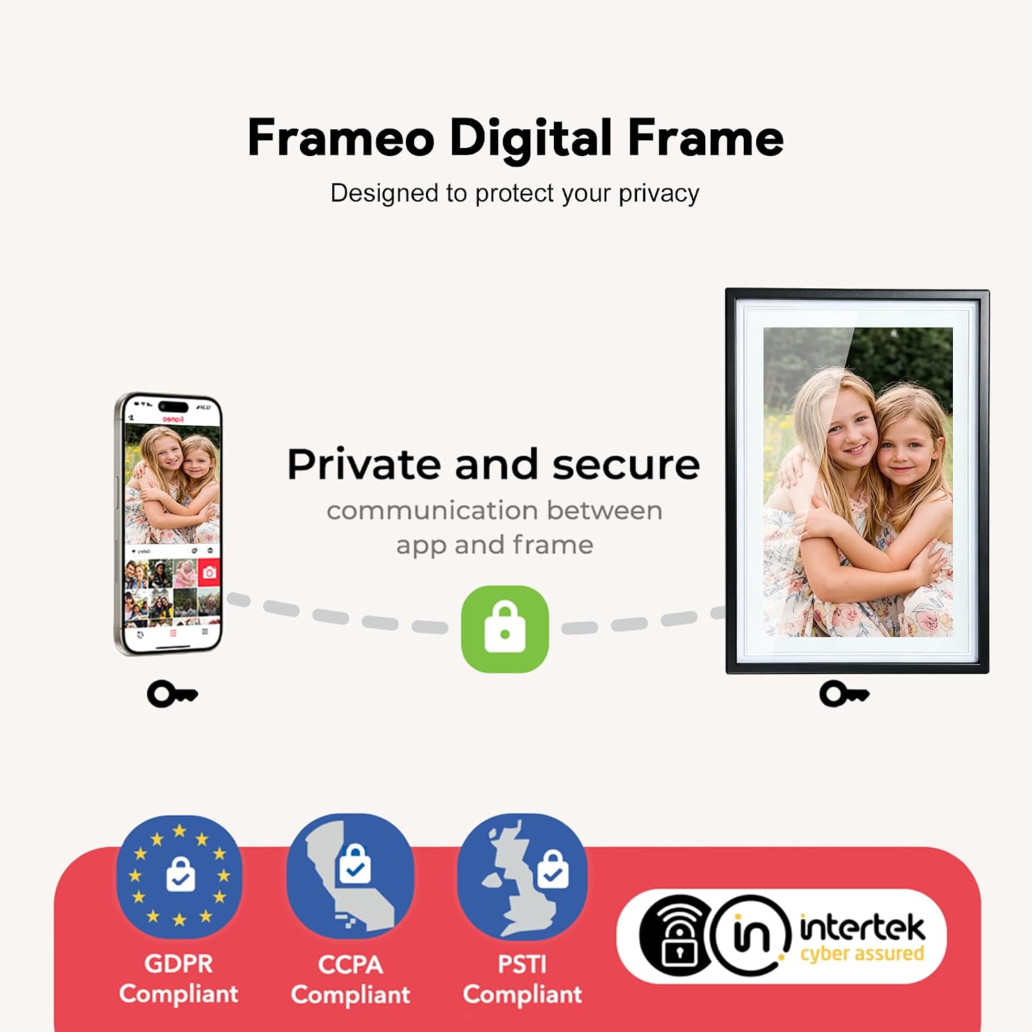 Frameo 10.1" Digital Picture Frame, Smart WiFi Digital Photo Frame