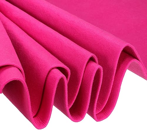 PATIKIL Hojas de tela de fieltro suave acrílico, hojas de fibra para manualidades, color verde oscuro, 39 x 39 pulgadas, cuadradas, 0.118in de