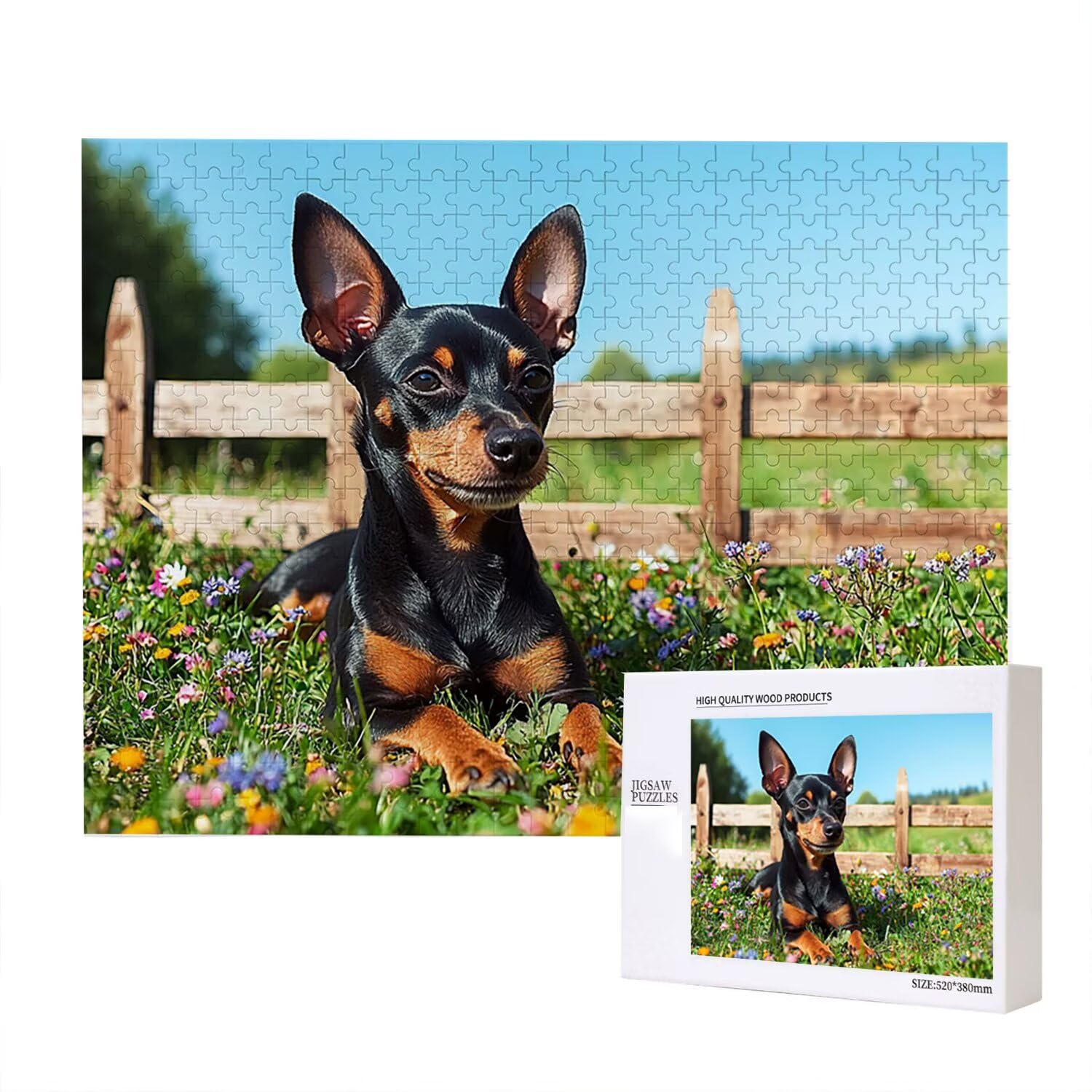 Wiesen Puzzle 4000 Teile, 3D Puzzle Erwachsene, EIN Herausforderndes Rätsel, Puzzlespiele für Die Ganze Familie, Geschenke für Männer, Frauen, Weihnachtspuzzle Home Dekoration Thema: Wiesen fr0-1073