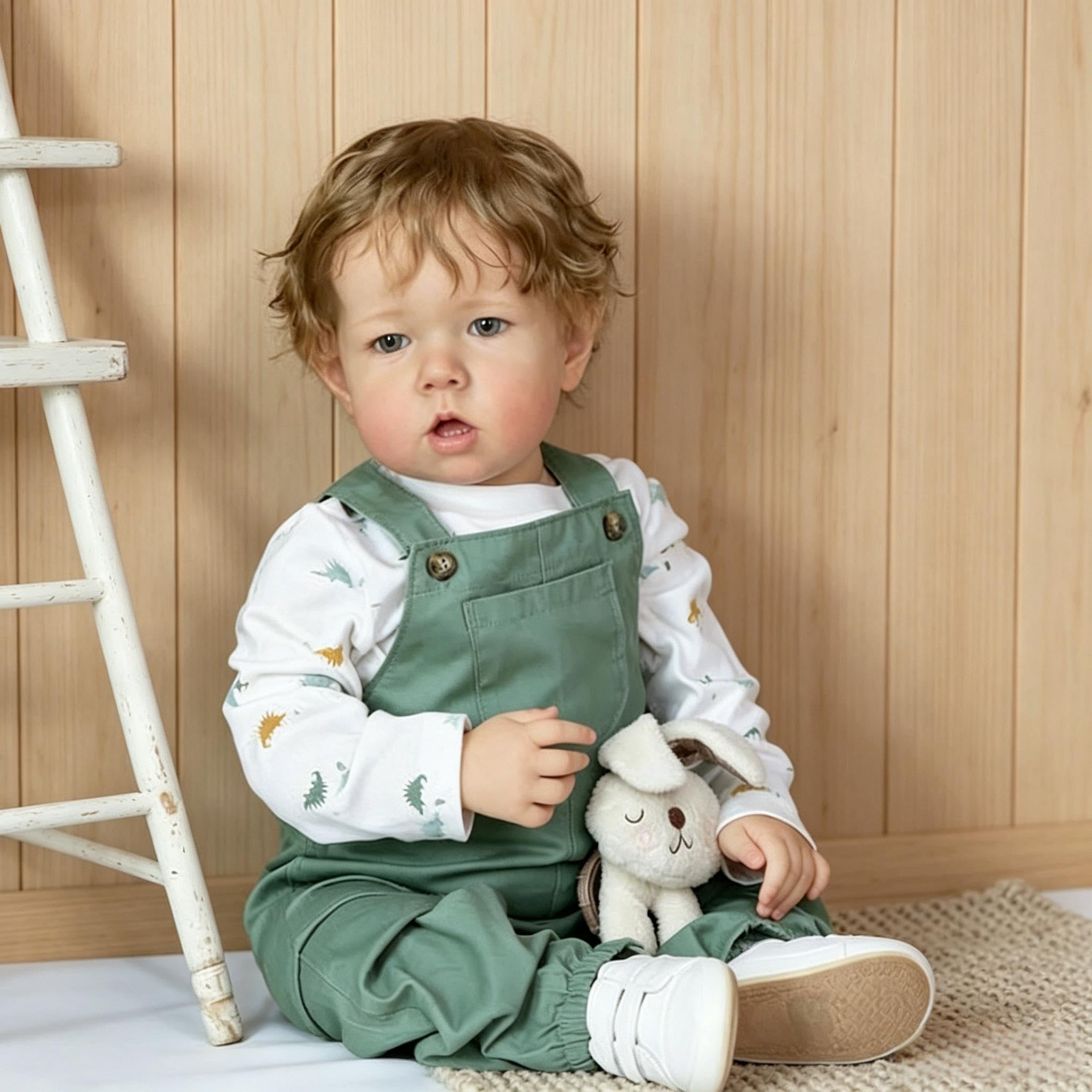 RXDOLL Große Größe Reborn Babypuppen Junge 71,1 cm Realistische Kleinkind Babypuppe Weiches Vinyltuch Körper Lebensechte Reborn Kleinkind Puppen Mädchen Real Life Baby Doll Spielzeug für
