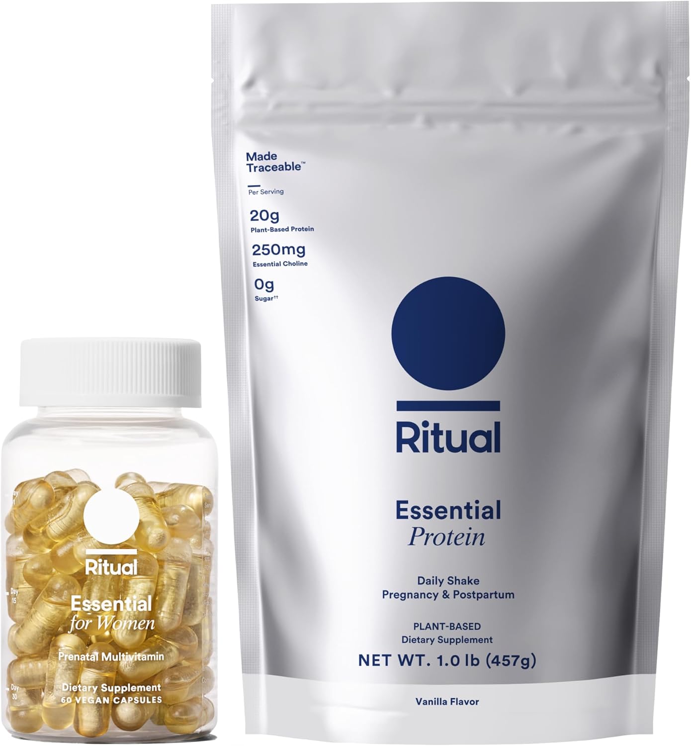 Ritual Prenatal Multivitamin and Protein Duo with Prenatal