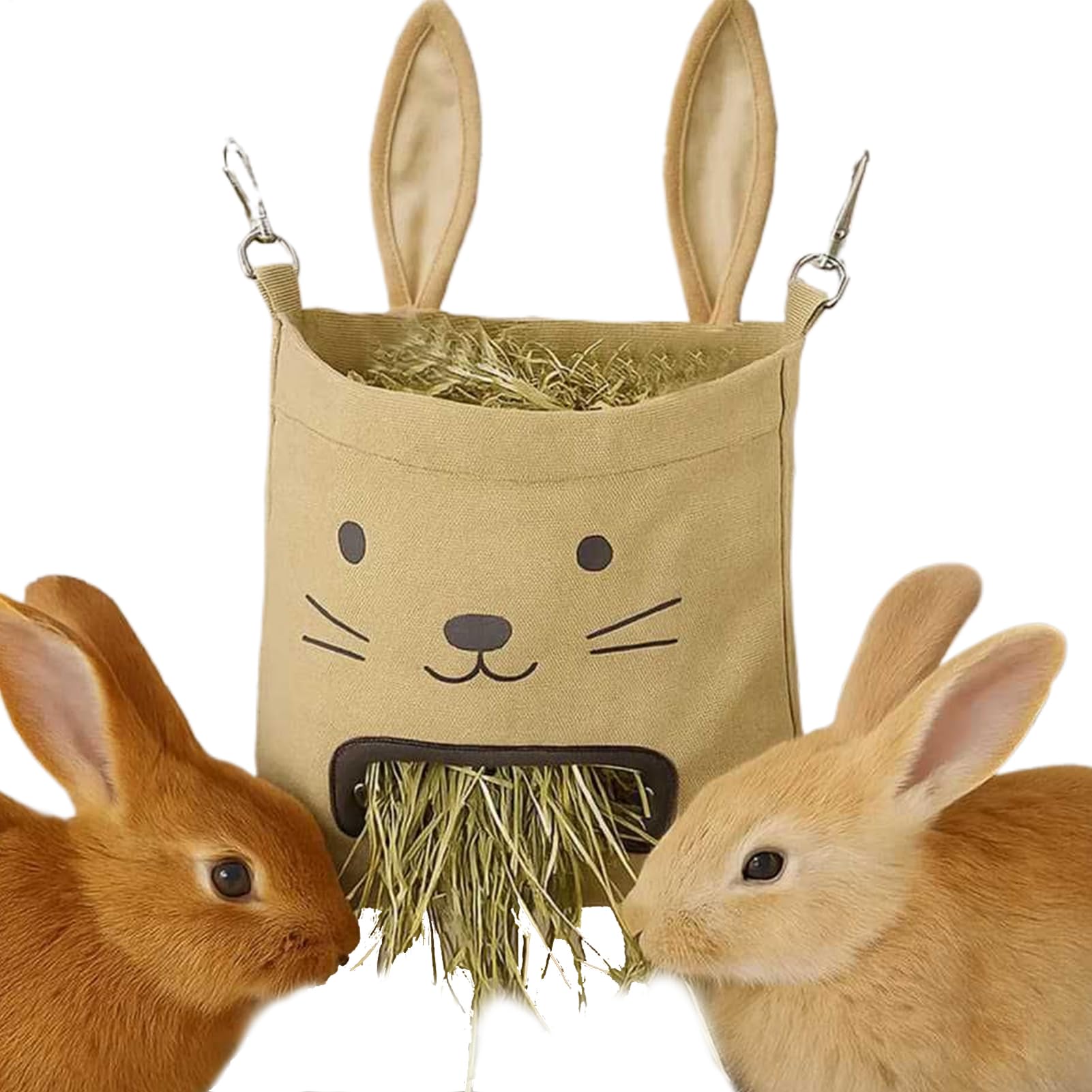 Piccoli Animali Domestici Hangoble Fieno Di - Borsa Da Coniglietto, Per Supporto Distributore Portata | I Criceti Cincillini Coniglietti Conigli Cavie Ghinea Che Alimentano Gli Organizzatori