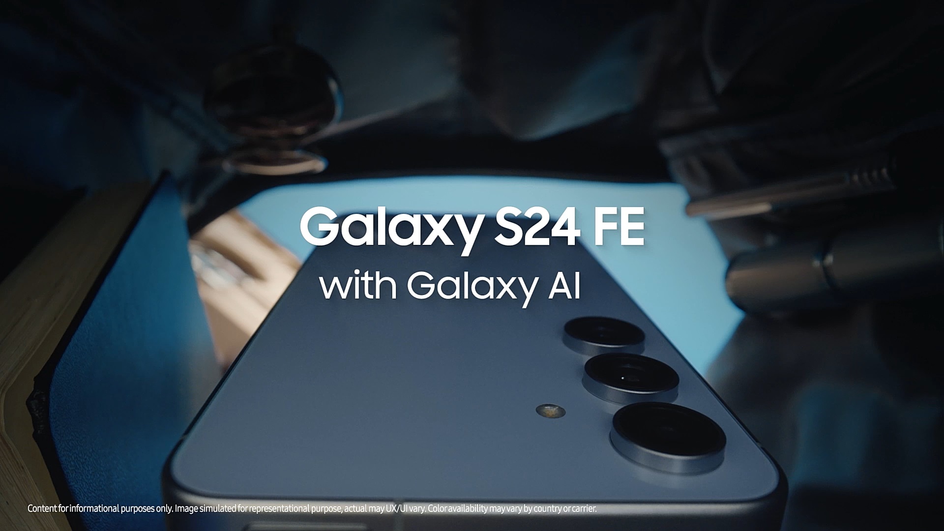 Samsung Galaxy S24 FE 5G AI Smartphone (Blue, 8GB RAM, 128GB