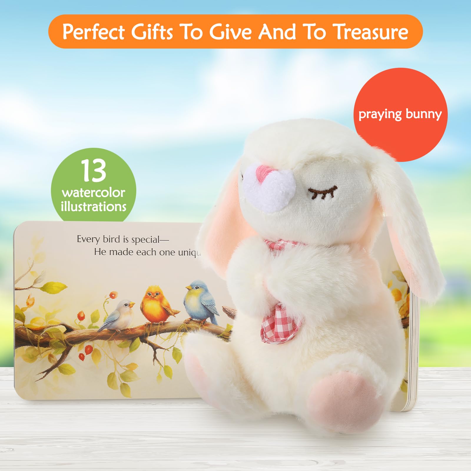 Baptism Gifts for Girls and Newborn Baby, Christening Gifts Set, 7