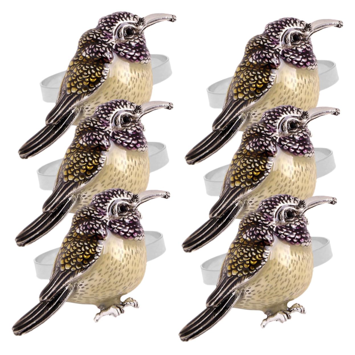 TOPBATHY 30stücke Teiliges Vogel-serviettenringen Tischdekoration Für Hochzeiten Und Partys Und Langlebig Für Ihre