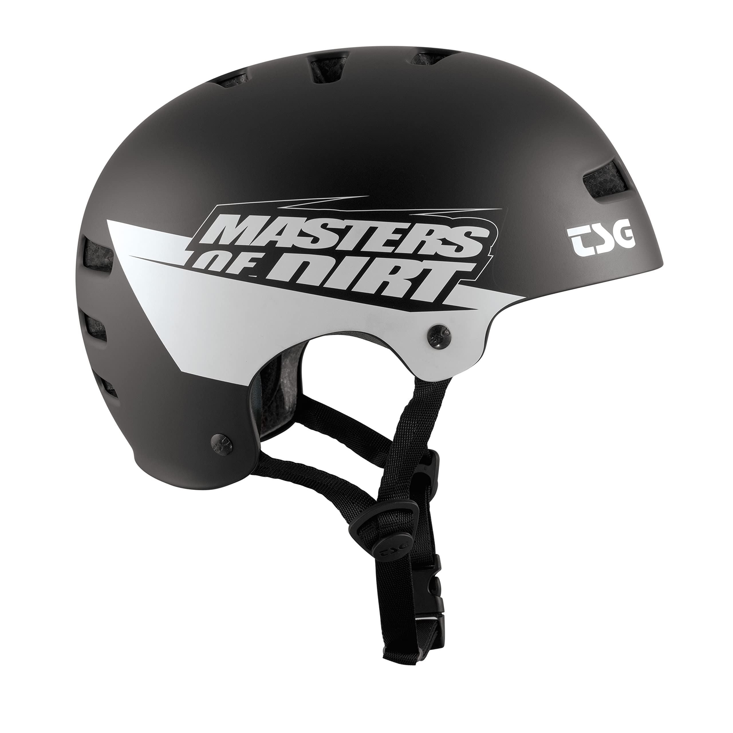 Kask TSG Evolution S/M Graphic Design Masters of Dirt Bowl Skate, Roller, Wrotki. Dorosły Unisex, Czarny, S/M 54-56cm