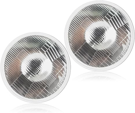 2 Pcs 7 Inch LED Glass Headlight - High/Low Beam