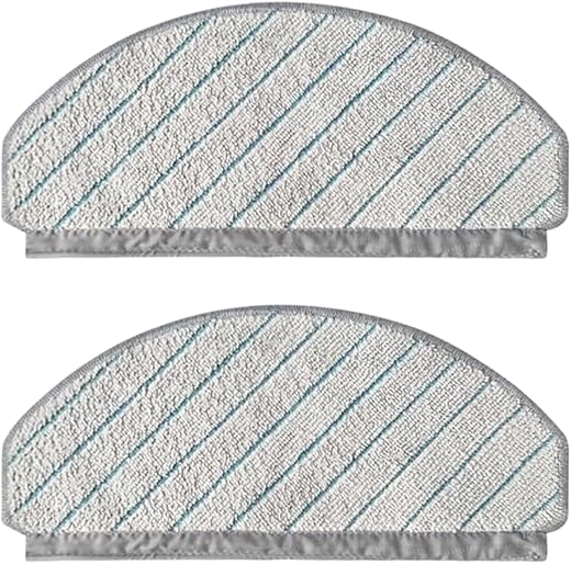 Fiberfix Mop Pads Compatible with Ecovacs DEEBOT N20, N30 and N30 Plus, Microfibre Cleaning Cloth, Pack of 2
