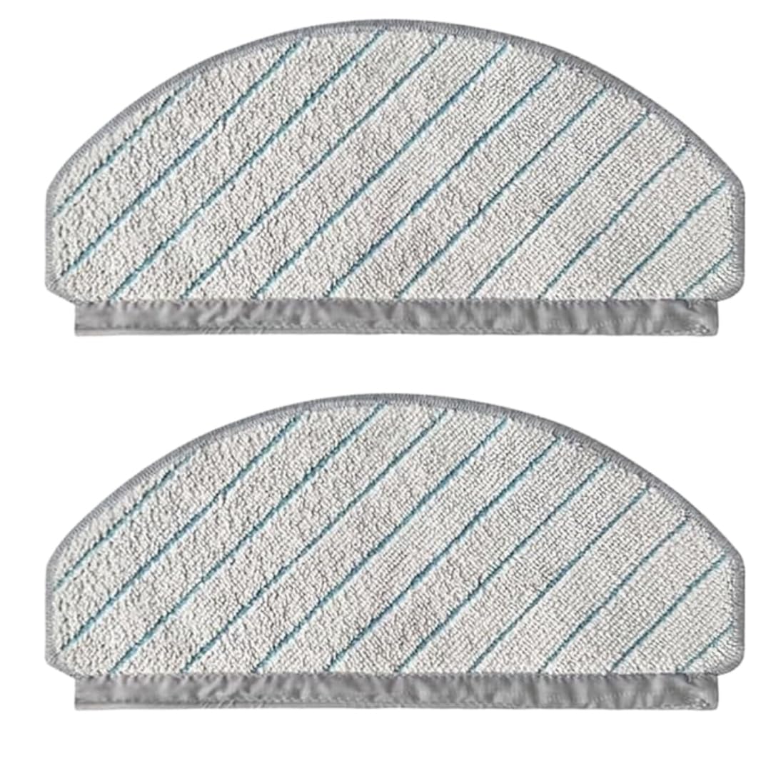 Fiberfix Mop Pads Compatible with Ecovacs DEEBOT N20, N30 and N30 Plus, Microfibre Cleaning Cloth, Pack of 2