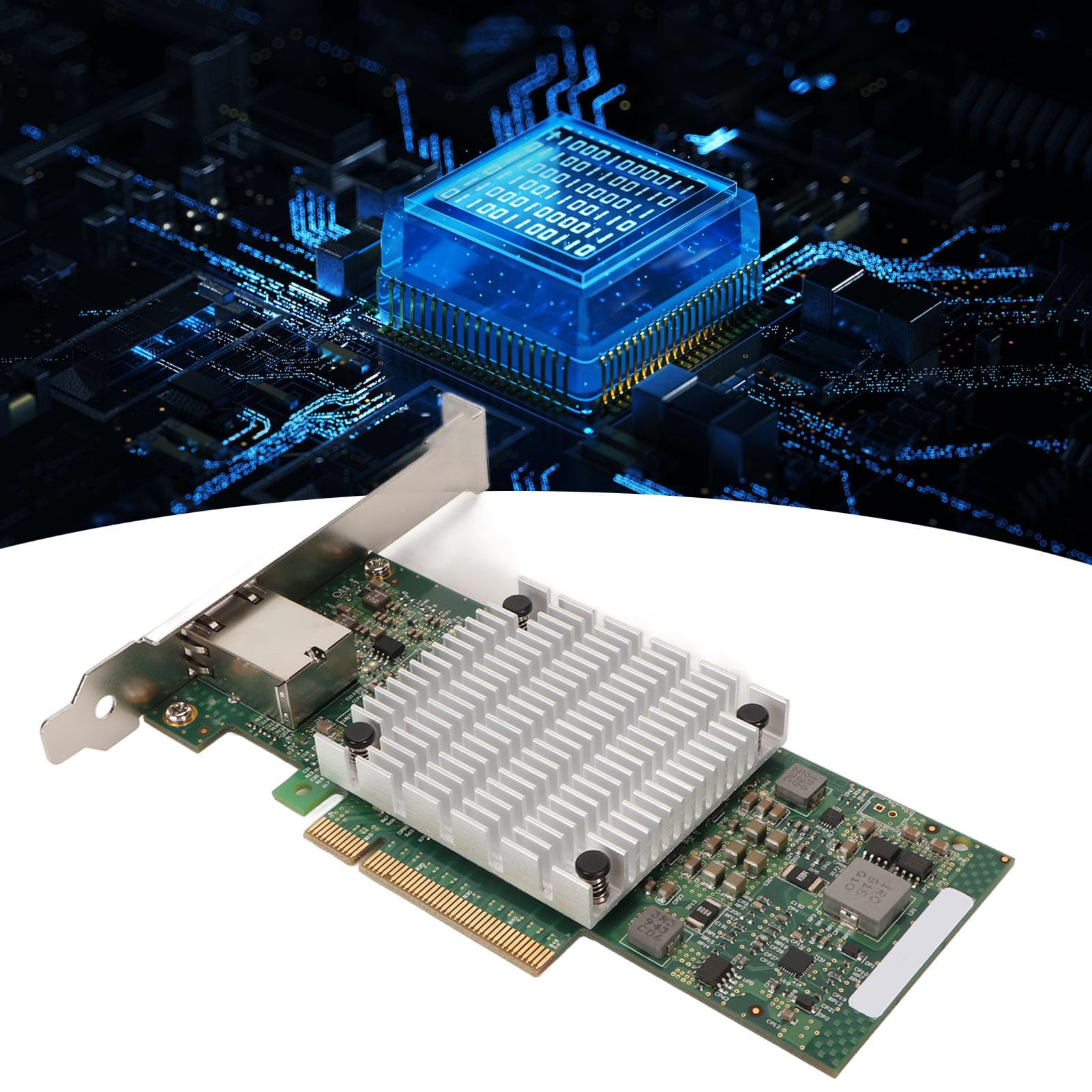 Aramox X520 T1 10 Gigabit Ethernet Karta Serwerowa, PCIe X8 RJ45