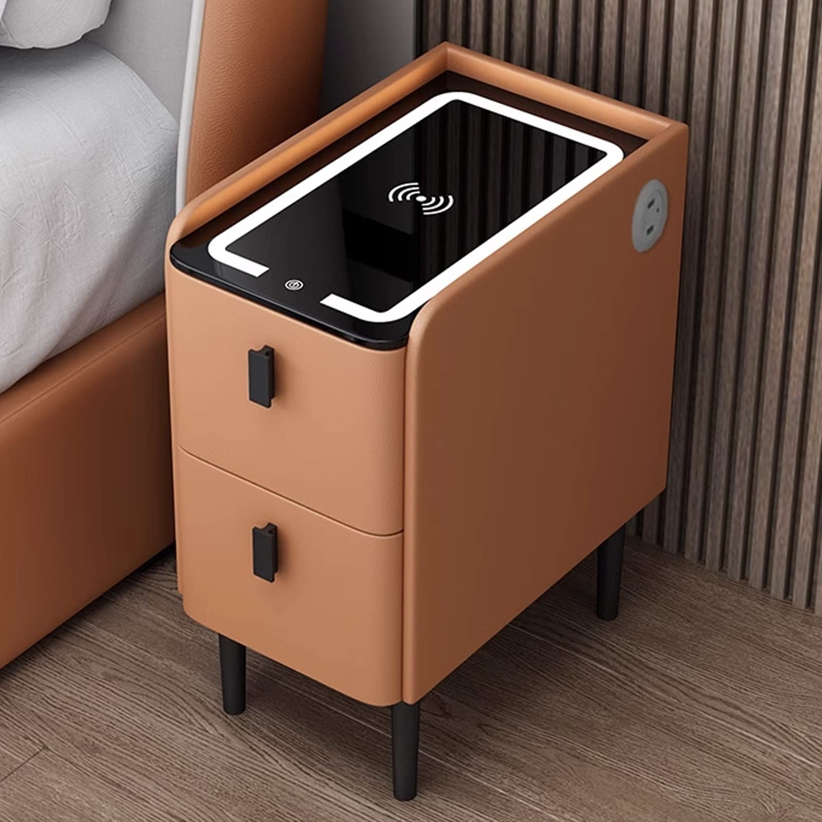 Table de chevet intelligente LED pour une chambre chaleureuse