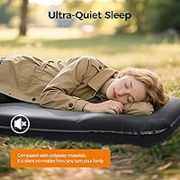Vista 8 de OGERY Self Inflating Sleeping Pad with Electric Pump, 3.15" Ultra-Thick Memory Foam Camping Pad, 4 Season Camping Mattress Pad with Built-in Pillow
