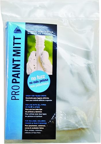 Miniatura 7 de Trimaco SuperTuff 10901 - Guante de pintor con pulgar, color blanco