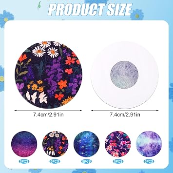 Pack of 25 Blood Sugar Sensor Covers Waterproof Non-Woven Fabric Sensor Covers for Libre 2 or 3