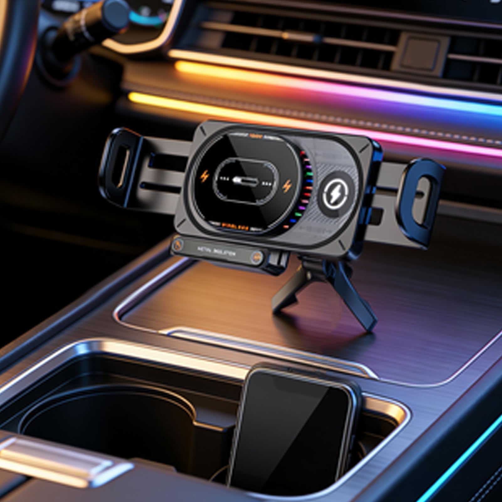 Caricatore Wireless Auto Ricarica smartphone per veicolo | Carica Cellulare Veicolo Per conducenti, viaggiatori, pendolari, viaggi d'affari, campeggio, berline, camion, SUV, camper