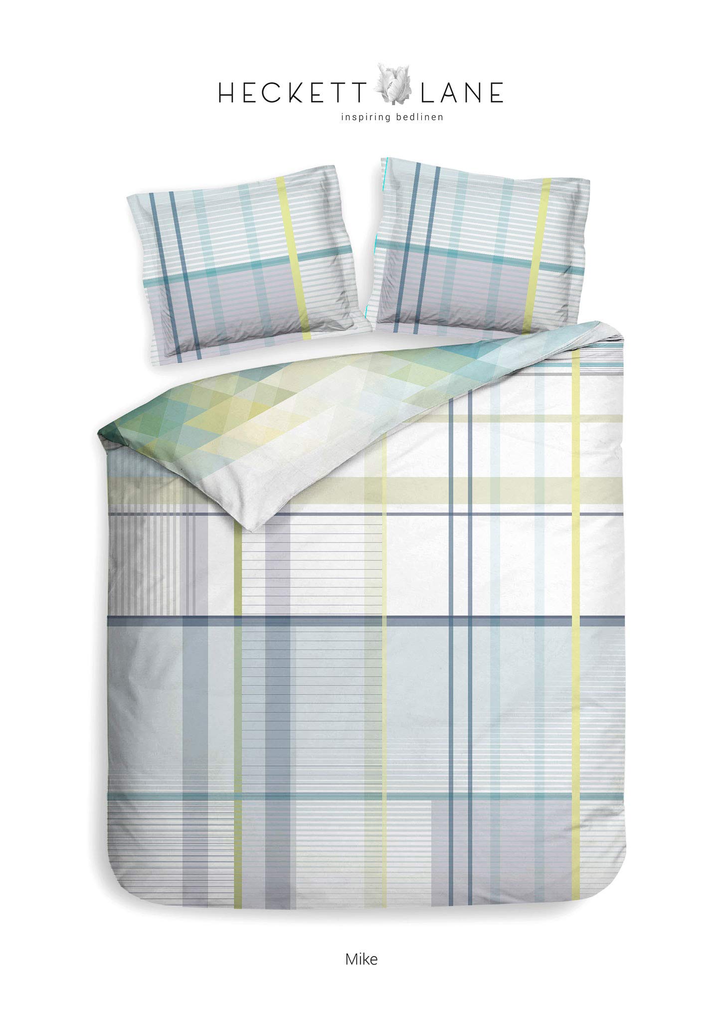 Heckett Lane Duvet Cover, Blue, 135 x 200 cm - Image 3