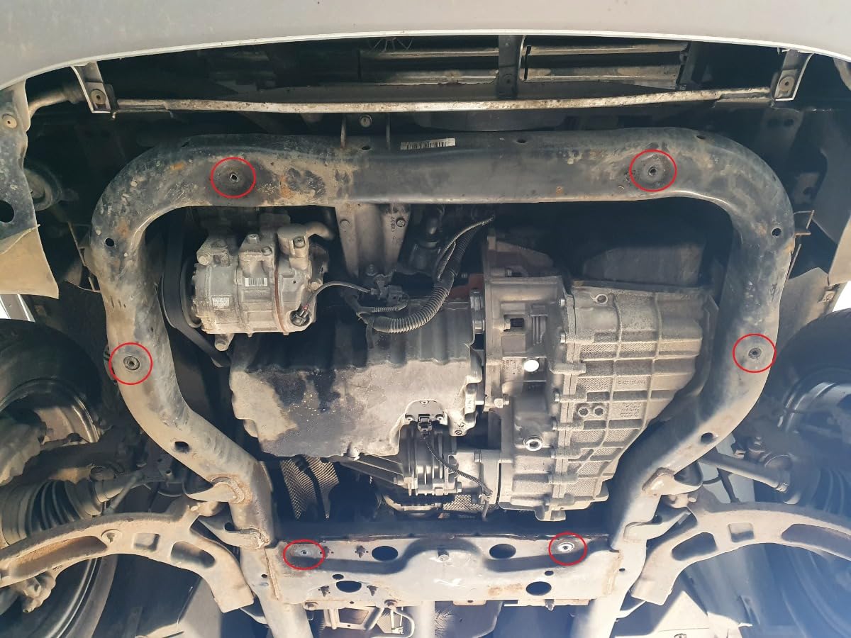 Protezione motore in metallo compatibile con Volkswagen Caravelle T5, T6.