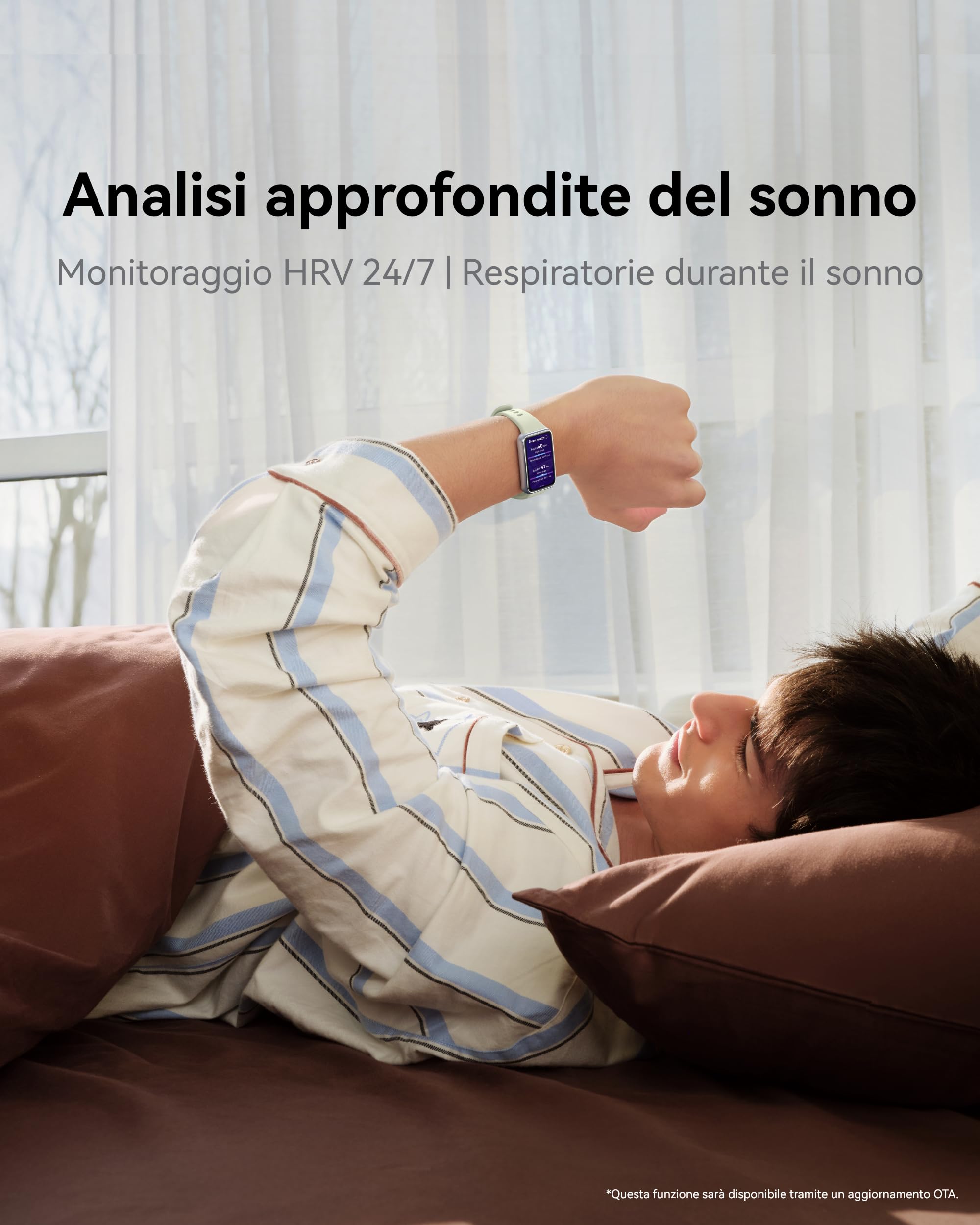 HUAWEI Band 11 Smartwatch, Display da 1.62" Super Luminoso, Fitness Tracker HRV del Sonno Medio, Fino a 14 Giorni, 5ATM Livello di Impermeabilità, Activity Tracker per il Benessere Emotivo, Beige