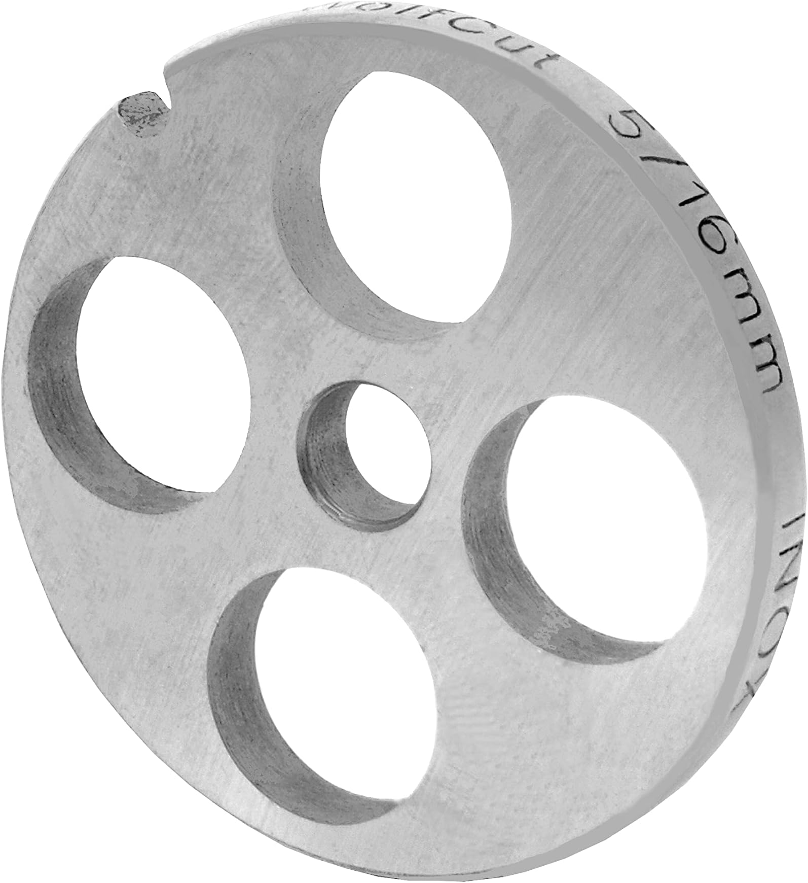 Wolfcut INOX Lochscheibe, Größe 8-4,0 Mm Bohrung – Edelstahl-Ersatz Für Fleischwolf Von Bosch, Jupiter & Mehr