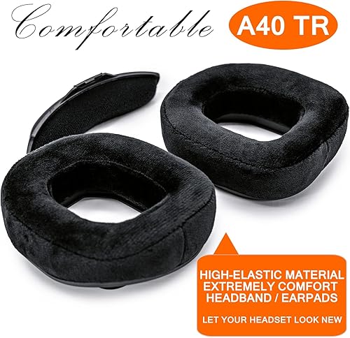 Miniatura 6 de Sixsop Astro A40 TR - Almohadillas para auriculares Astro A40TR A40 TR para videojuegos, almohadillas de terciopelo (no compatibles con A50 GEN4,