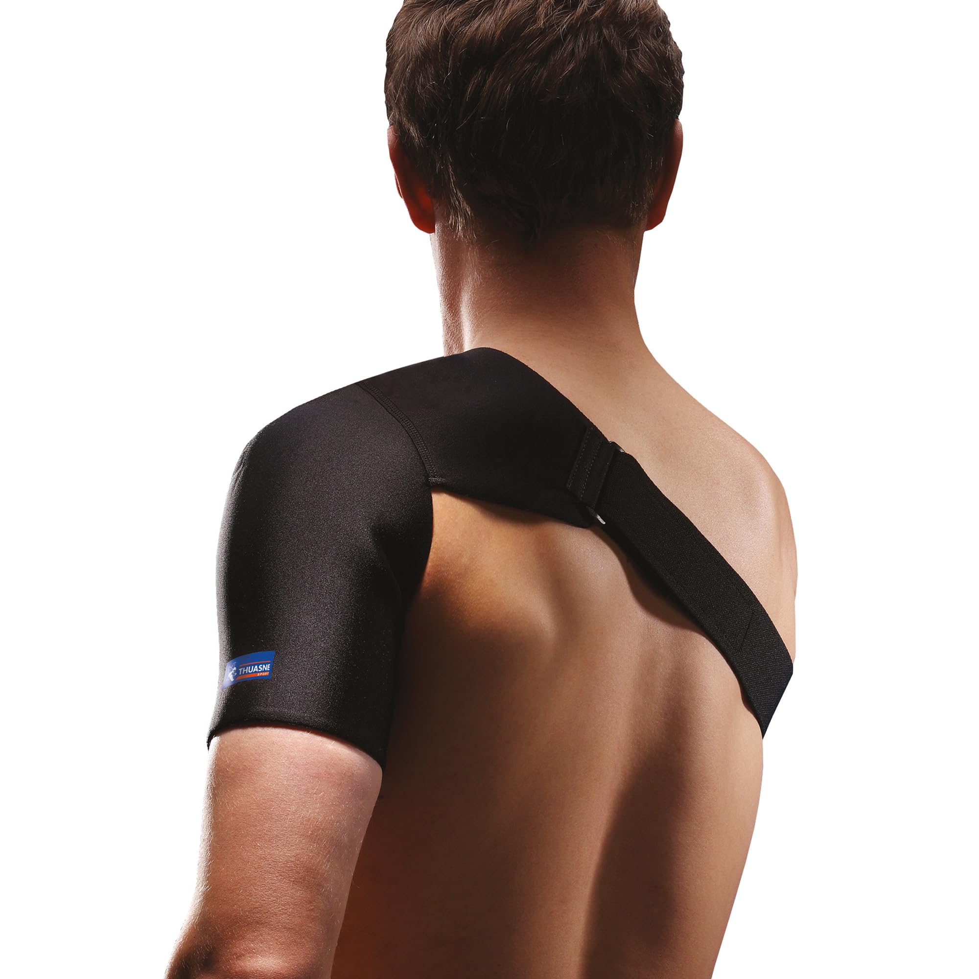 Thuasne Sport - Épaulière Néoprène - Traumatismes, États Inflammatoires, Luxation - Tissu Élastique, Coutures Plates