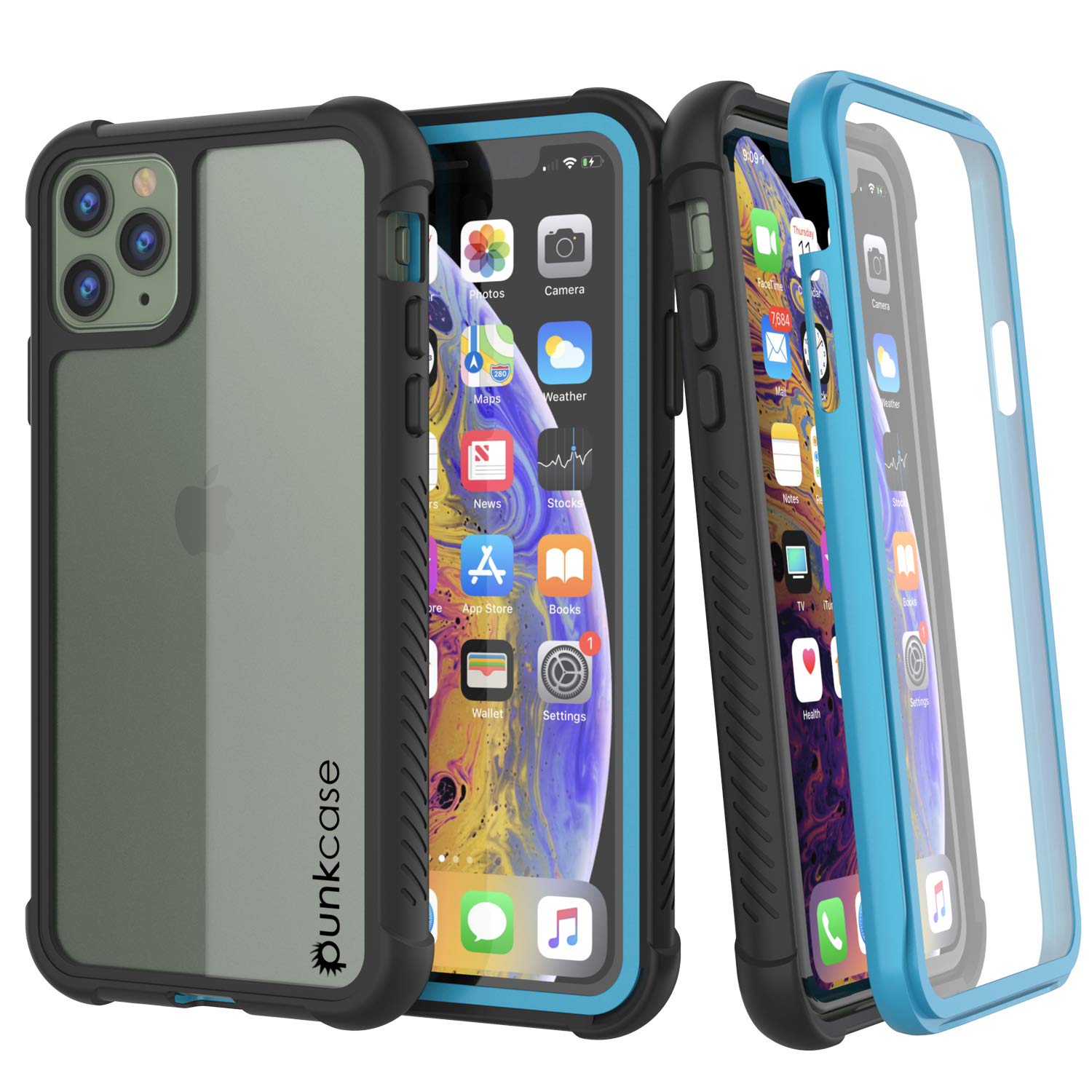 Punkcase Iphone 11 Pro Max Case Spartan Series Clear Rugged