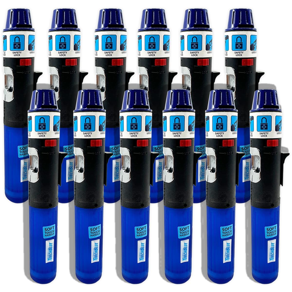 Torch Blue Refillable Pre-Filled Ready to Use Torch Stick with Bottle Opener (12)