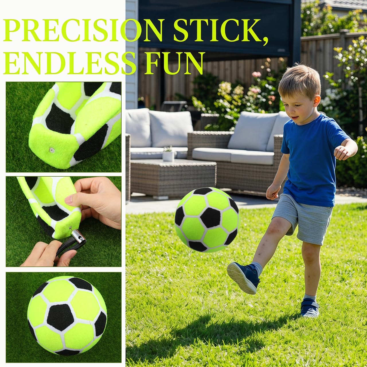 TOYANDONA Soccer Dart: Aufblasbarer klebriger Fußball-Dartball – Lustiges Fußball-Wurfspiel für Kinder und Erwachsene – Klebriger Ball für Indoor- und Outdoor-Aktivitäten