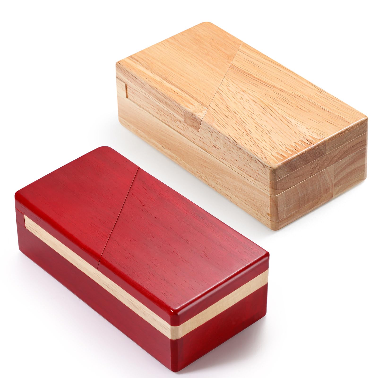 Amazon.com: 2 Pack Puzzle Box Secret Opening Mystery Impossible