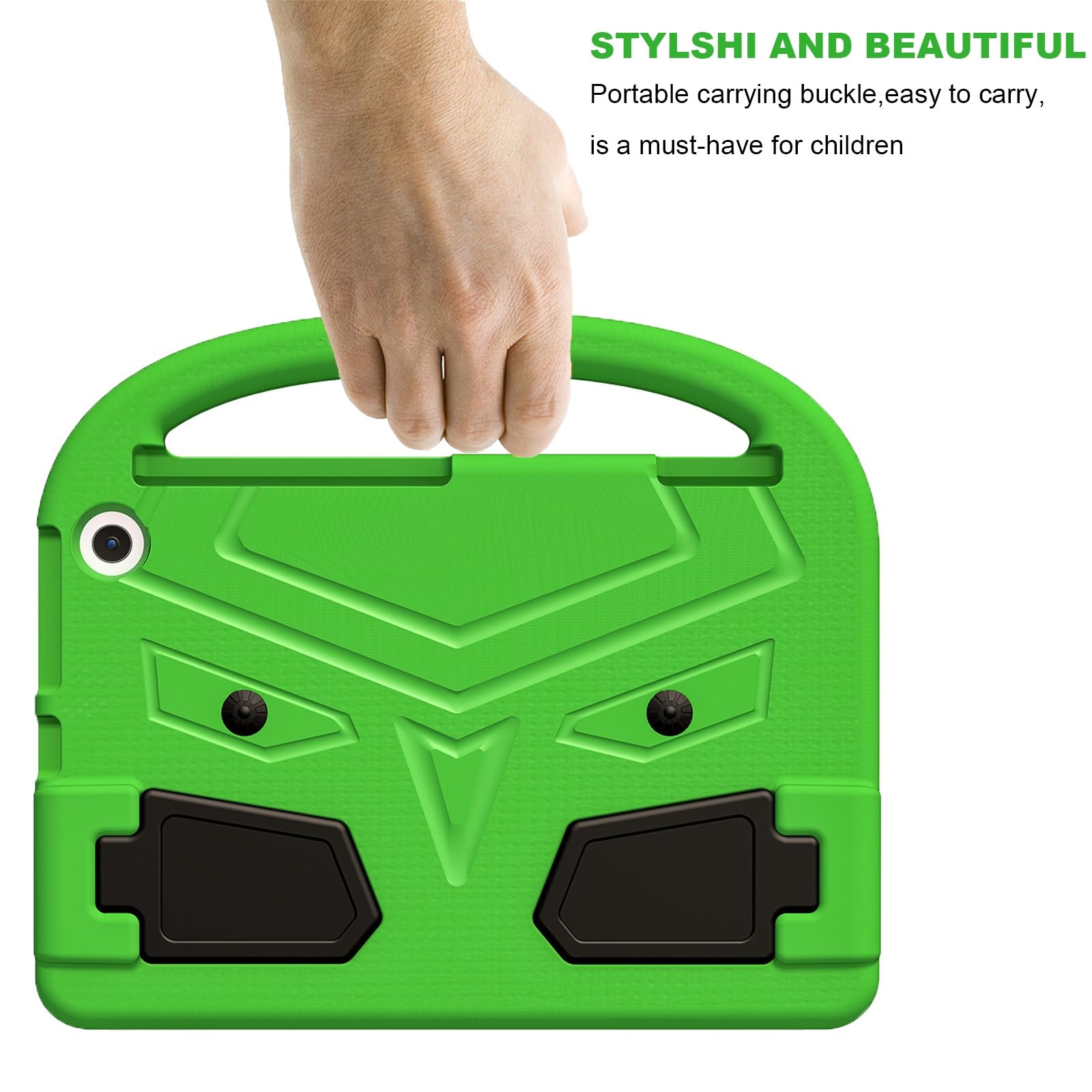 Custodia protettiva per tablet PC compatibile con Kindle Fire HD 11 (2023), custodia per tablet compatibile con bambini, leggera EVA antiurto a prova di caduta, custodia per tablet con manico e