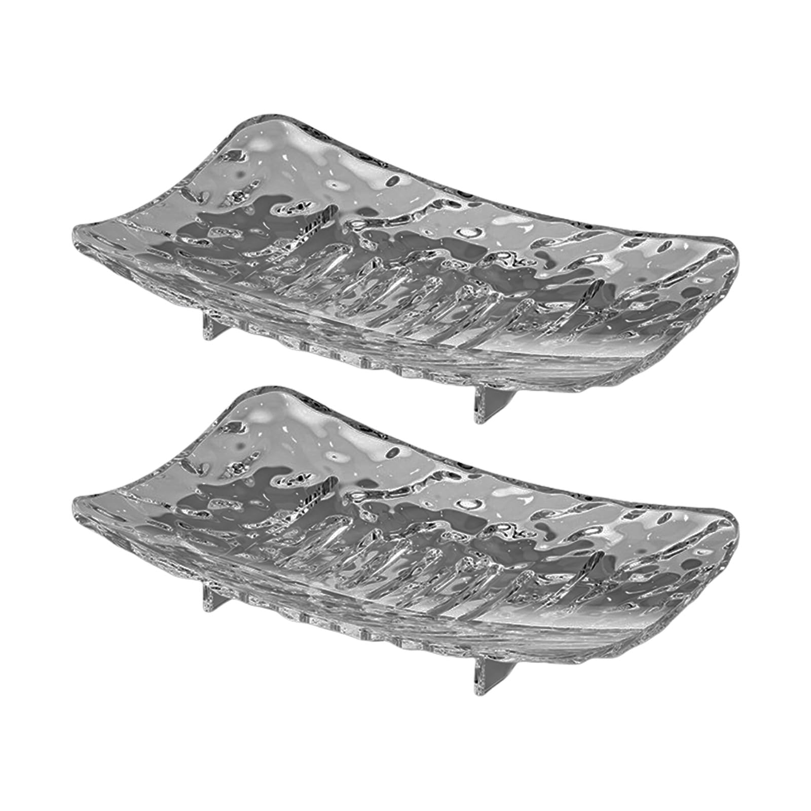 Tsophreniq 2PCS Multisue Shower Soap Holder with Water Drainage Design NonSlip Soaps Tray Storage Case for Vanity Sink Countertop Soap Storage Organizers for Bathroom