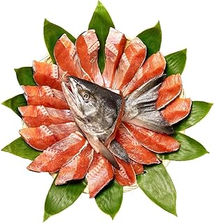 北海道産 新巻鮭 切身 真空パック (1尾(約1.6kg))