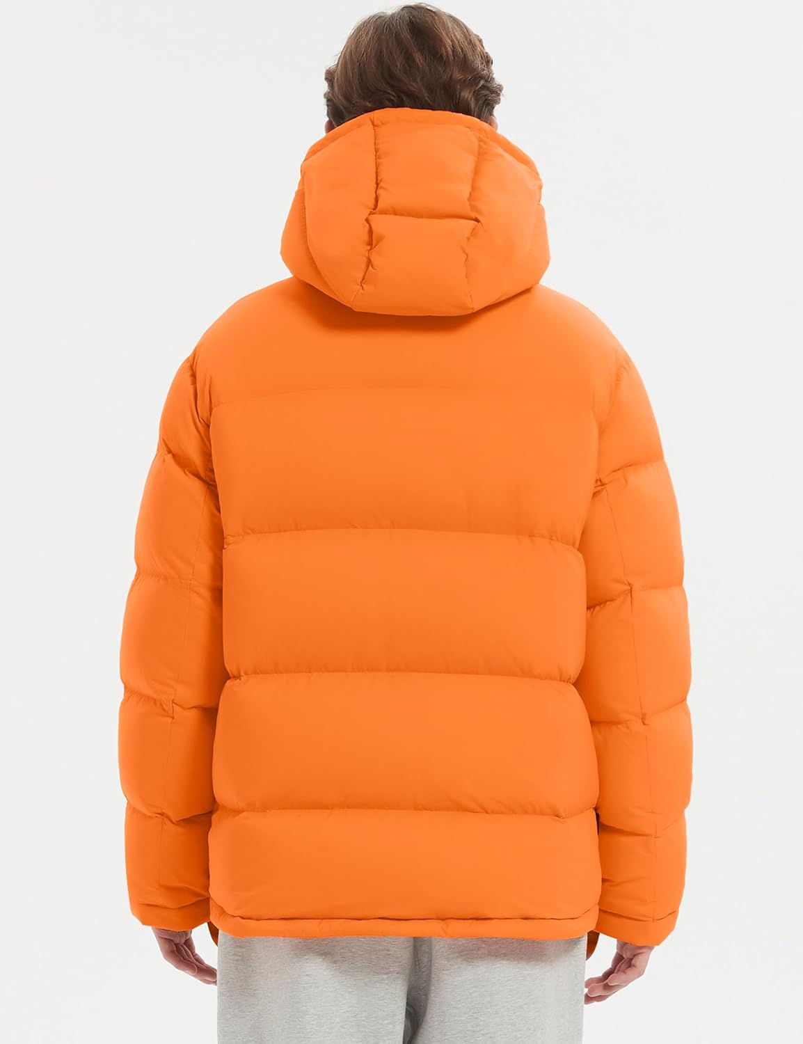 Orolay Men's Puffer Down Jacket with Detachable Hood Versatile Quilted Thicken Winter Jacket - Image 3