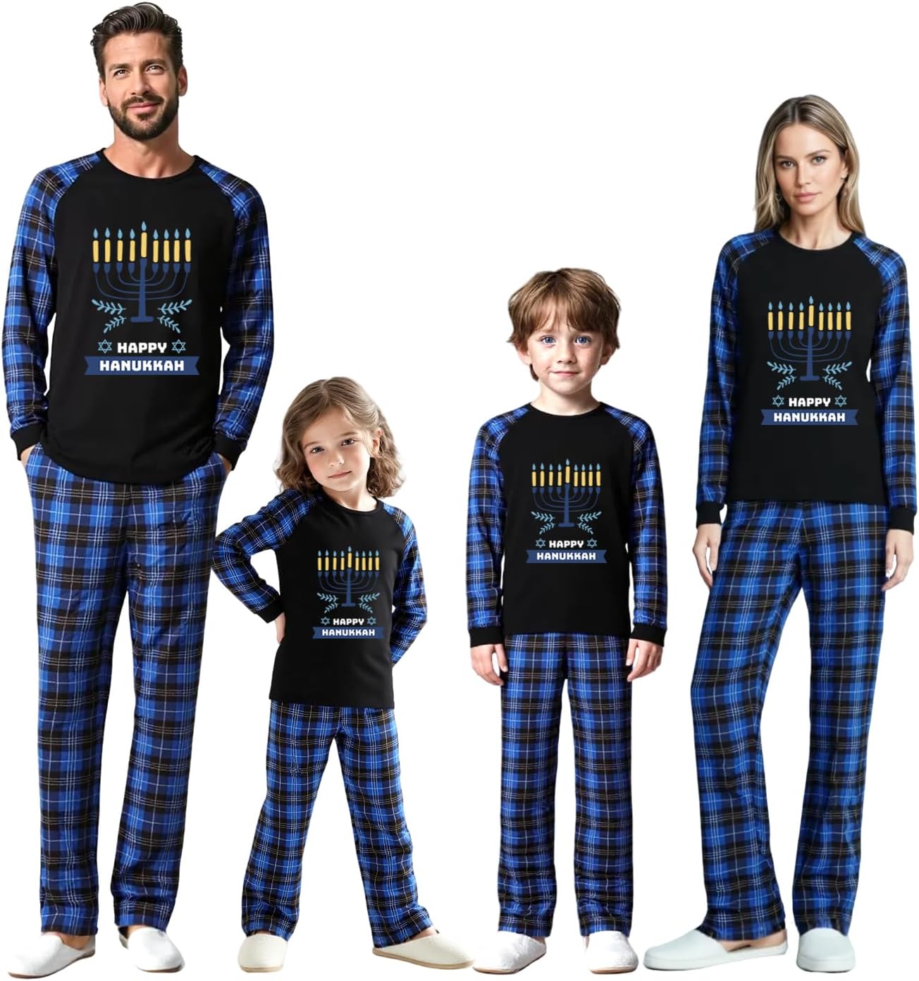 Hanukkah Pajamas for Family Hanukkah Family Pjs Matching Sets With Pocket