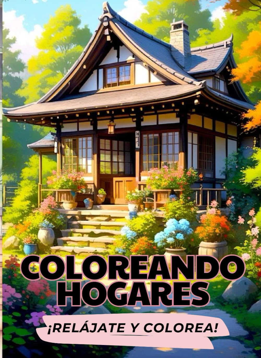 Casas Rurales Detalladas para Colorear: 40 Ilustraciones de Cabañas, Granjas y Paisajes Campestres para Adultos Creativos: Casas Rurales Detalladas para Colorear
