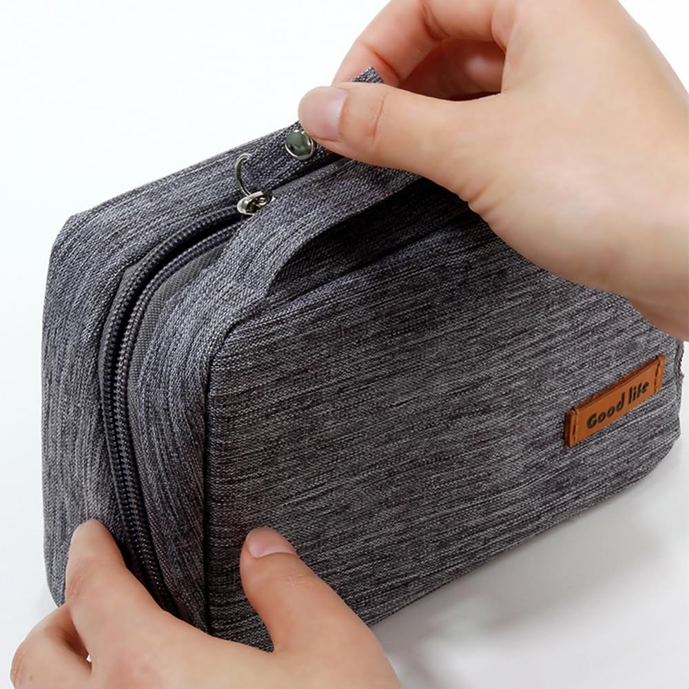 Borsa per Il Trucco da Viaggio, Beauty Case da Uomo, Astuccio per Cosmetici da Donna, Custodia Impermeabile per Trucco e Prodotti di Bellezza, Pochette Organizer per Borsetta.