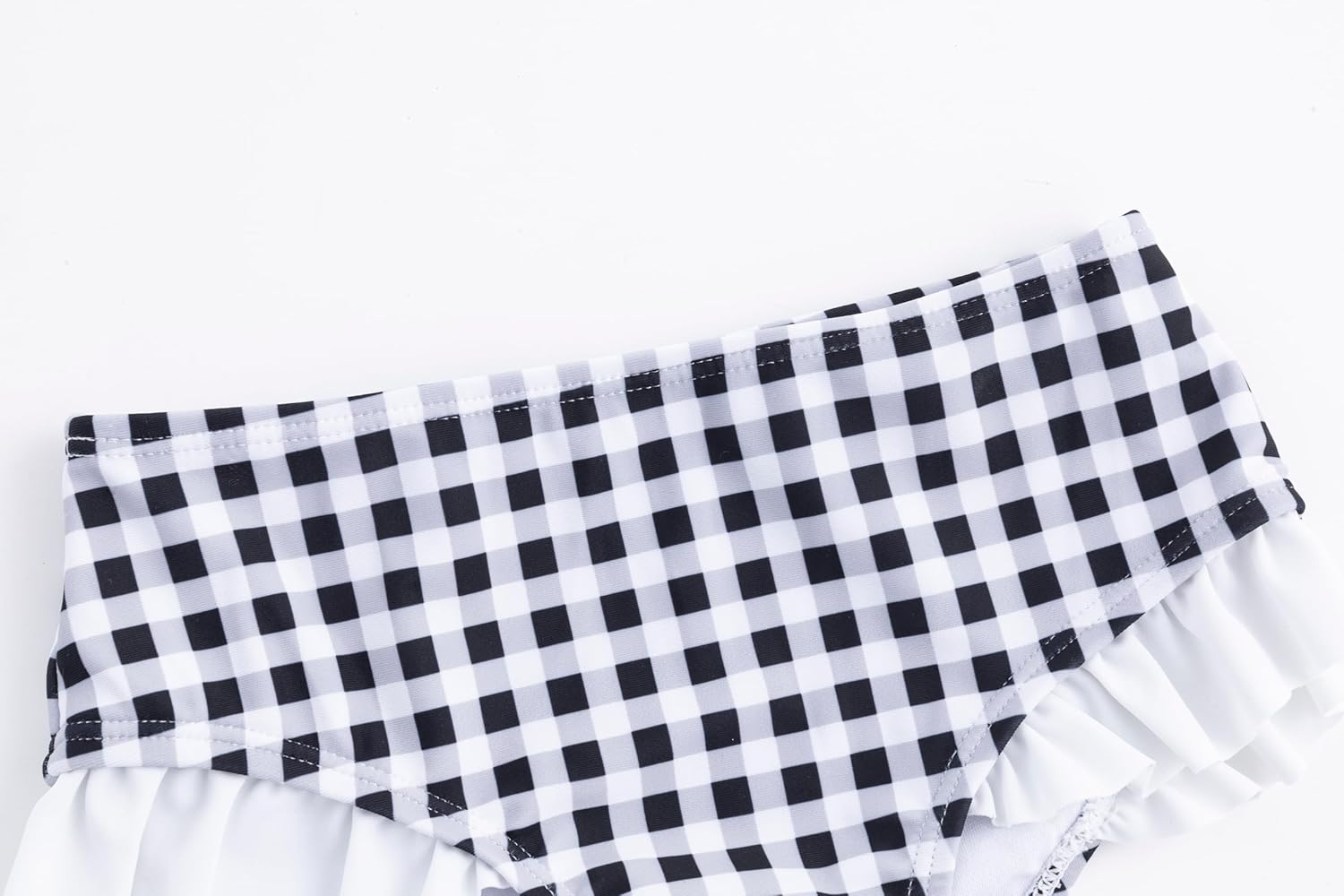 LIZENS Girls Plaid Swimwear Two Piece Trim Swimsuit 2-12 Toddler Beach Bathing Suit for Kids - Image 6