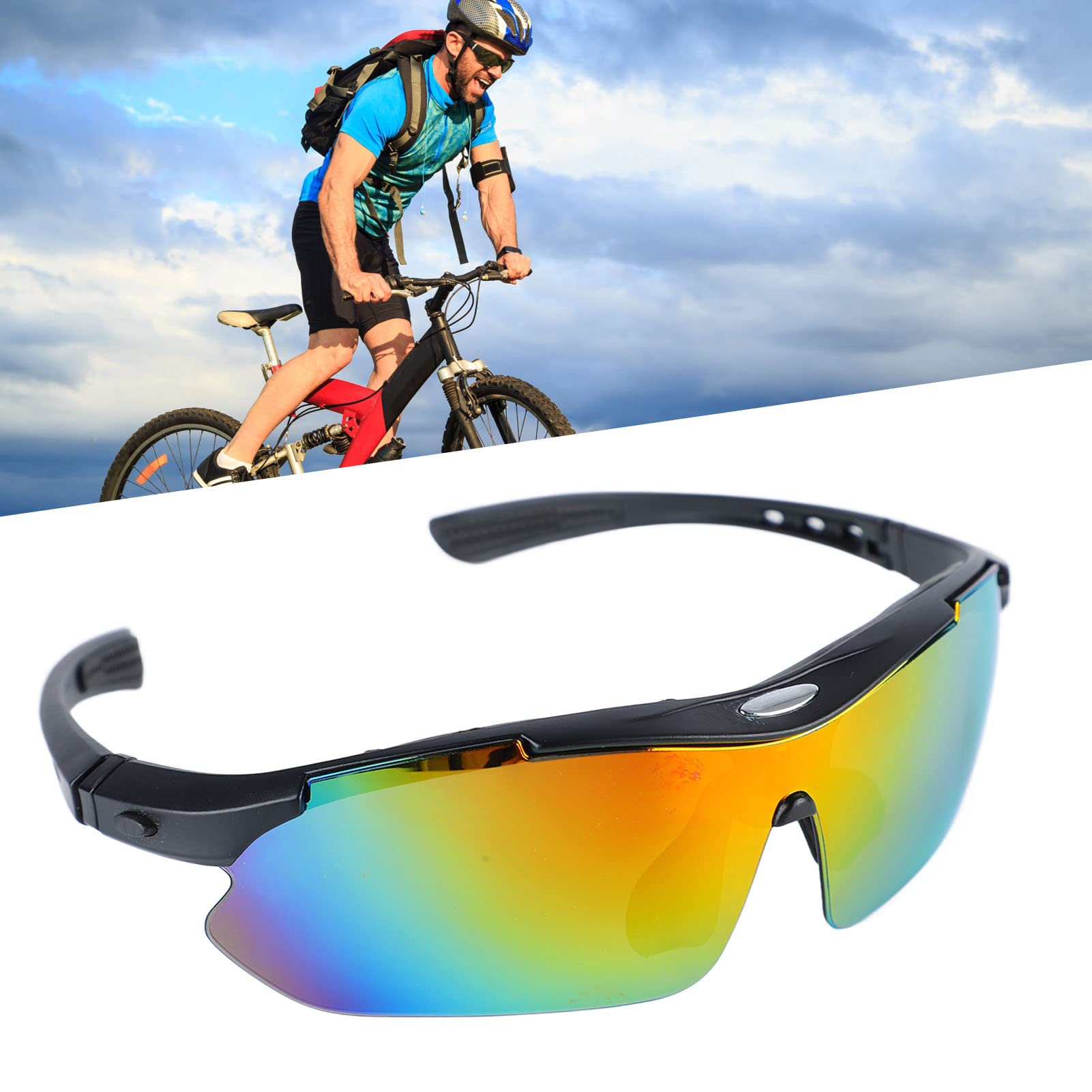 TYTOGE Polarized Sports Sunglasses for Men Women Driving Fishing Cycling Running Outdoor Glasses