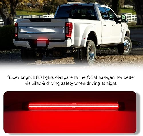 Miniatura 2 de Barra de luz LED para portón trasero compatible con F250 F350 F450 Super Duty Dually Pickup Truck 2017-2024, repuesto de luz de puerta trasera de